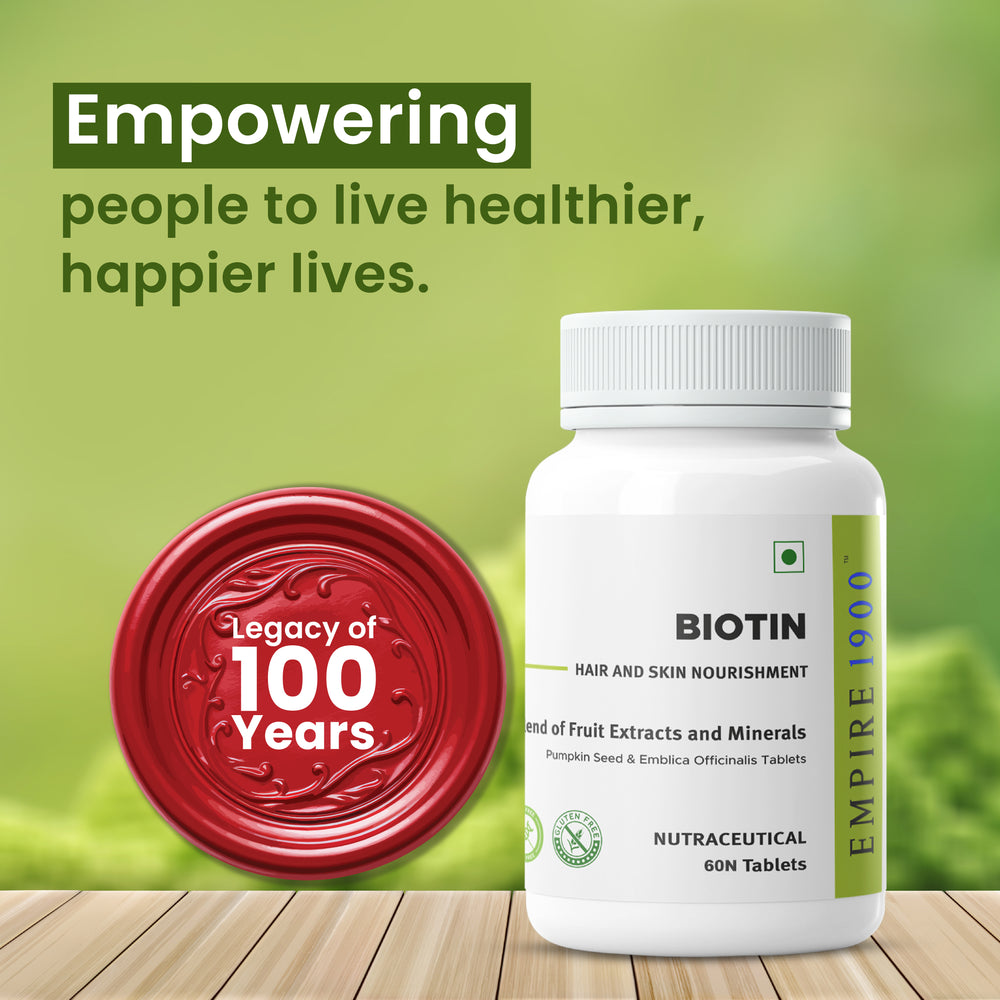 Biotin (60 Tablets) - Pack of 4
