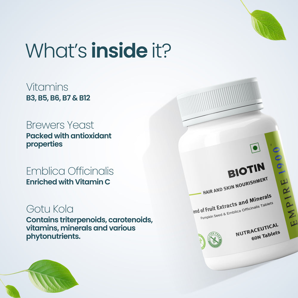 Biotin (60 Tablets) - Pack of 4