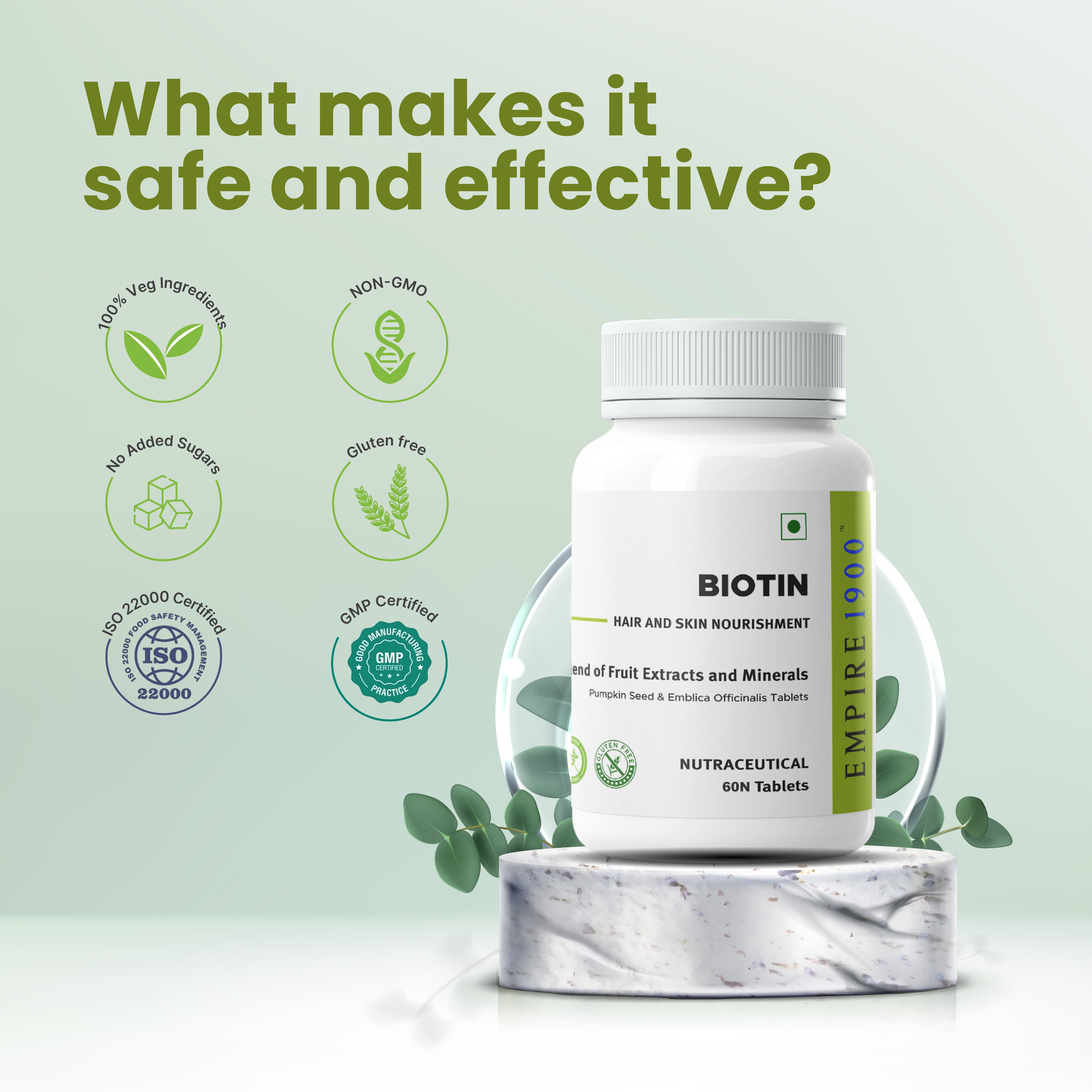 Biotin (60 Tablets)