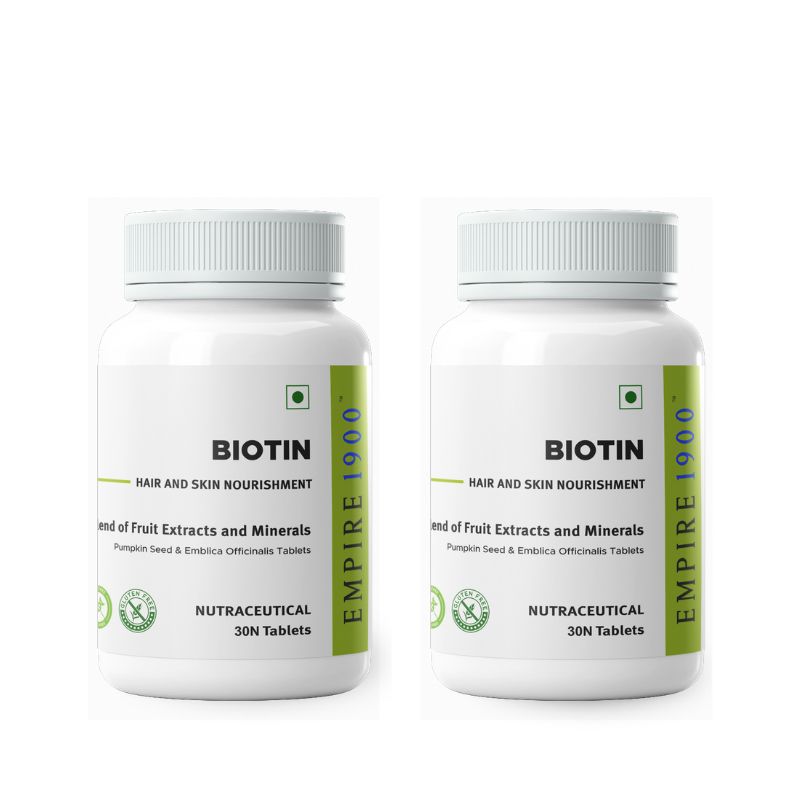 Biotin (30 Tablets) - Pack of 2