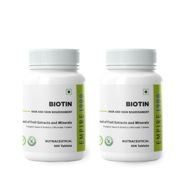 Biotin (60 Tablets) - Pack of 2