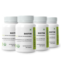 Biotin (60 Tablets) - Pack of 4