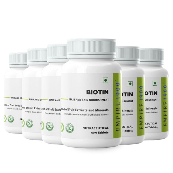 Biotin (60 Tablets) - Pack of 6