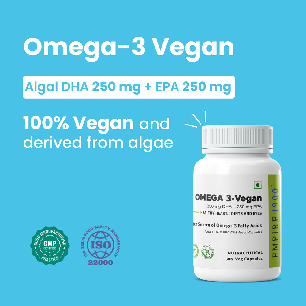Omega 3 Vegan (60 Capsules) - Pack of 6