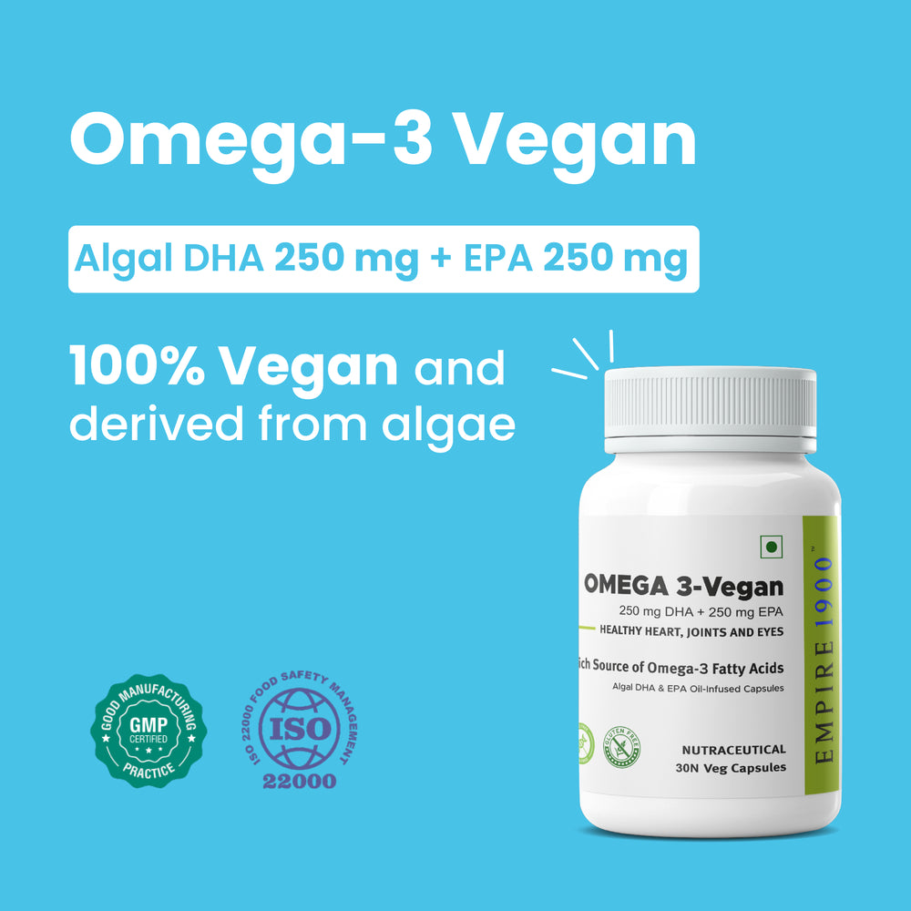 Omega 3 Vegan (30 Capsules) - Pack of 4