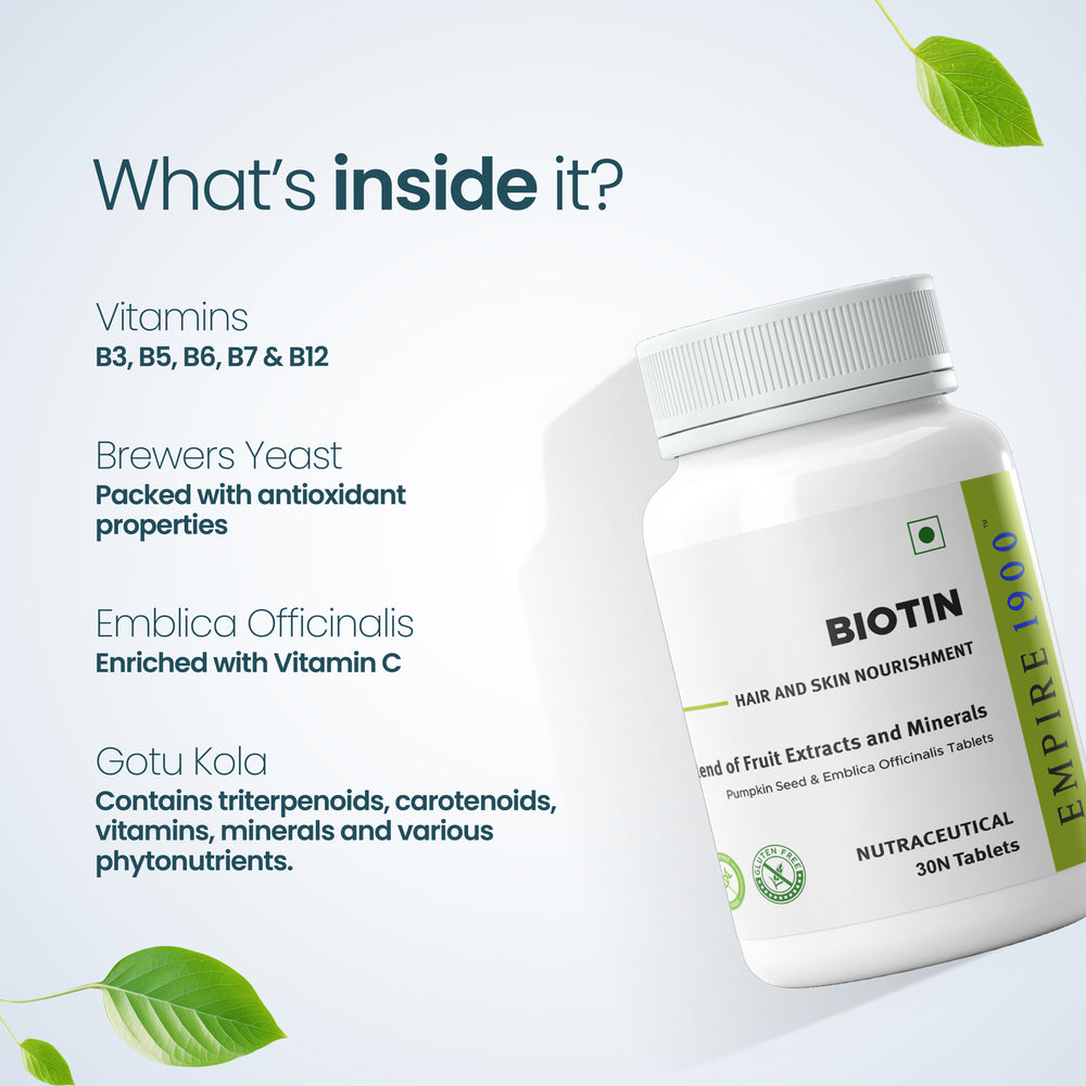 Biotin (30 Tablets) - Pack of 4