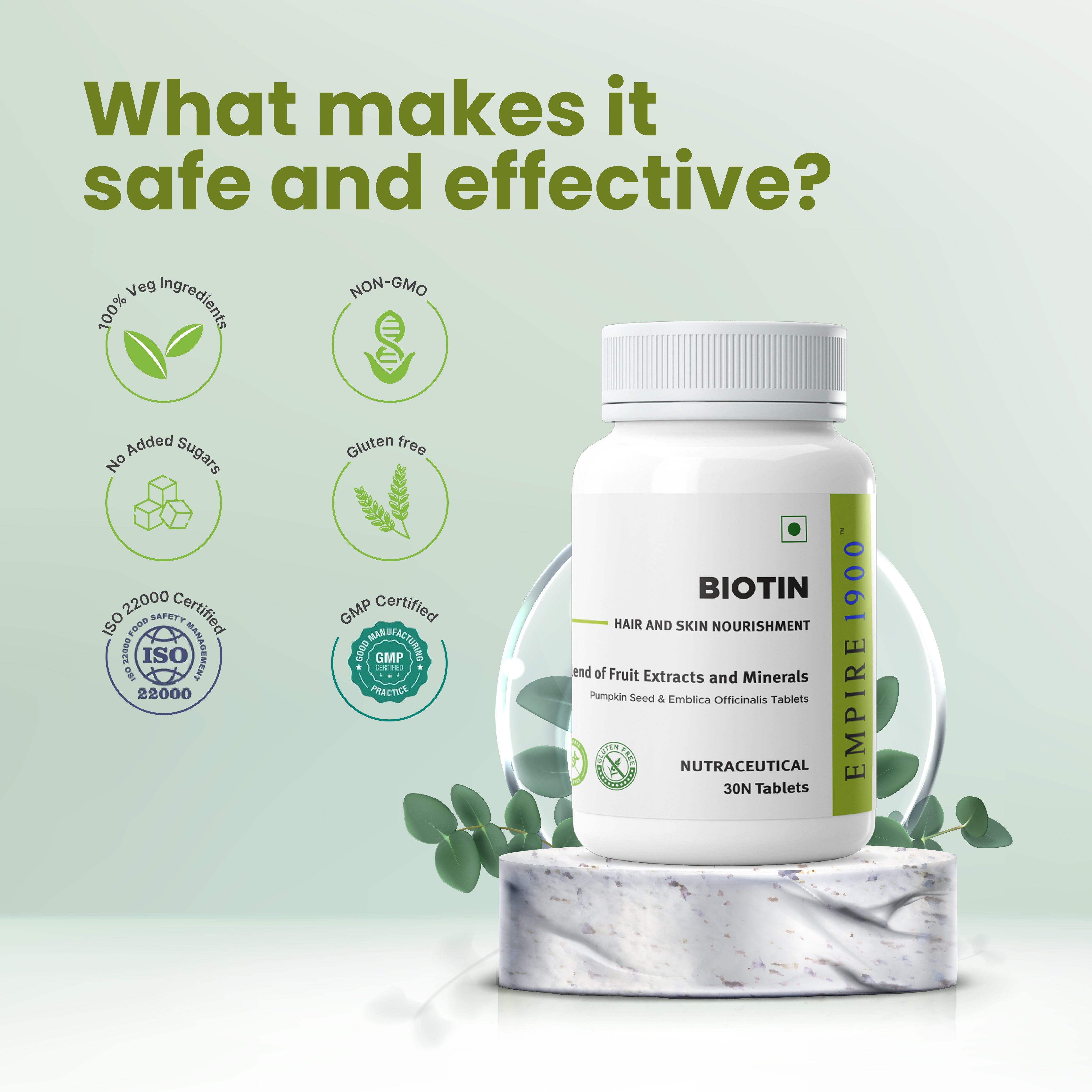 Biotin (30 Tablets)