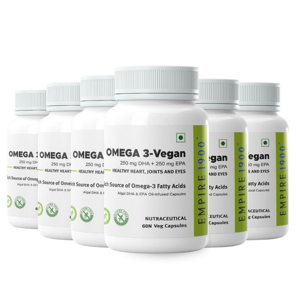 Omega 3 Vegan (60 Capsules) - Pack of 6