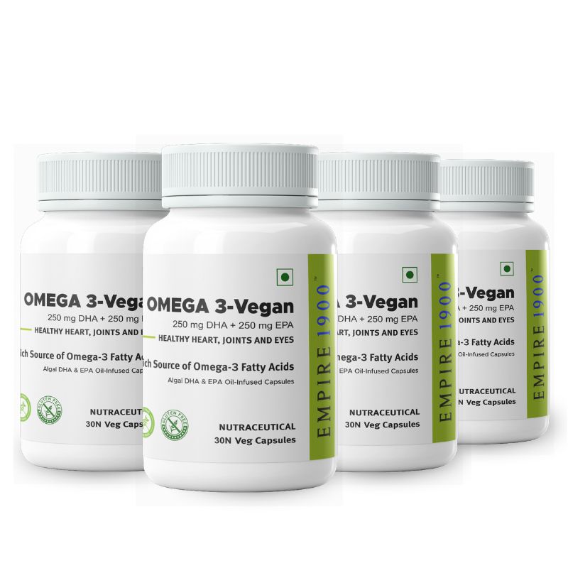 Omega 3 Vegan (30 Capsules) - Pack of 4