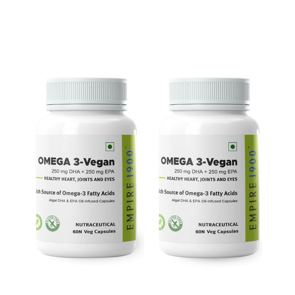Omega 3 Vegan (60 Capsules) - Pack of 2