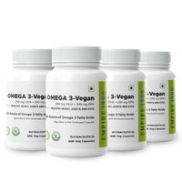 Omega 3 Vegan (60 Capsules) - Pack of 4
